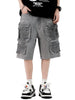 Men's Wide Leg Cargo Denim Shorts test