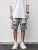 Men's Full Size Distressed Denim Shorts Plus Size test
