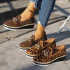 Leopard Print Wedge Loafers test
