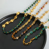 Beaded Titanium Steel Necklace test
