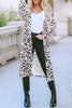 Leopard Open Front Long Sleeve Cover Up test