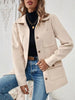 Button-Front Pocketed Long Sleeve Outerwear test