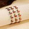 18K Gold-Plated Cherry Charm Bracelet test