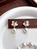 Floral Pearl Drop Earrings test