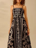Floral Print Spaghetti Strap Maxi Dress test