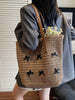 Woven Straw Bow Handbag test