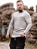 Men's Round Neck Long Sleeve T-Shirt test