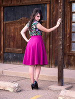 Charlotte Skirt in Magenta