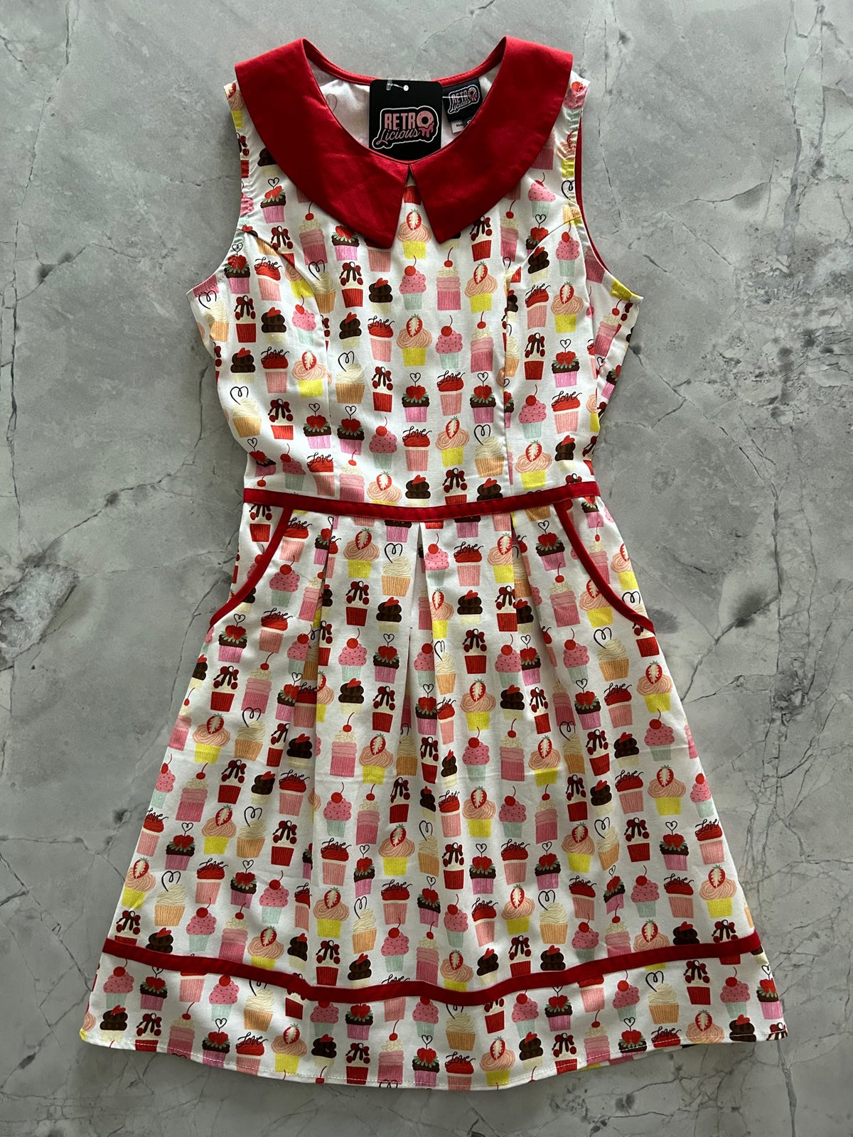 Cupcake Collared Dress