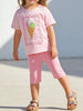 Children's Ice Cream T-Shirt & Capri Set test
