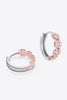 Moissanite 925 Sterling Silver Huggie Earrings test