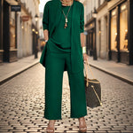 Women's 3-Piece Longline Duster Cardigan