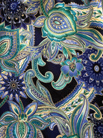 Deco Floral Midi Dress