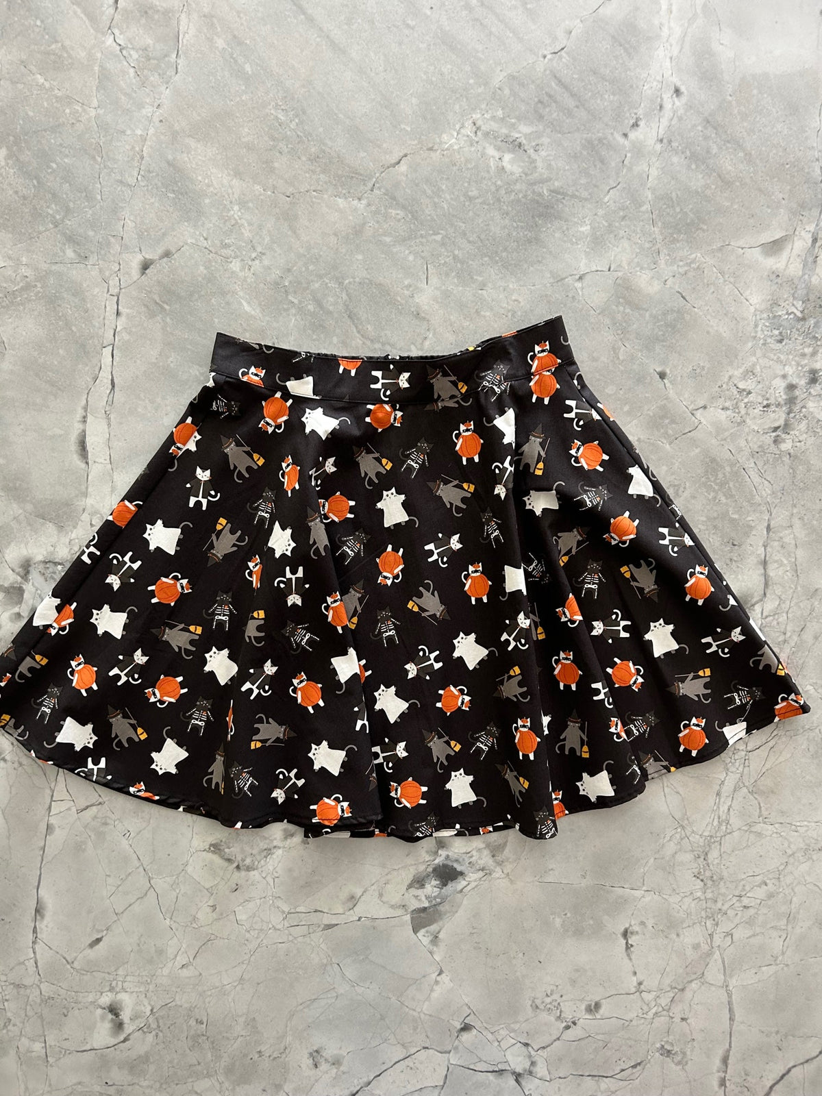Spooky Cats Skater Skirt