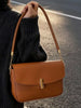 Leather Flap Shoulder Bag
