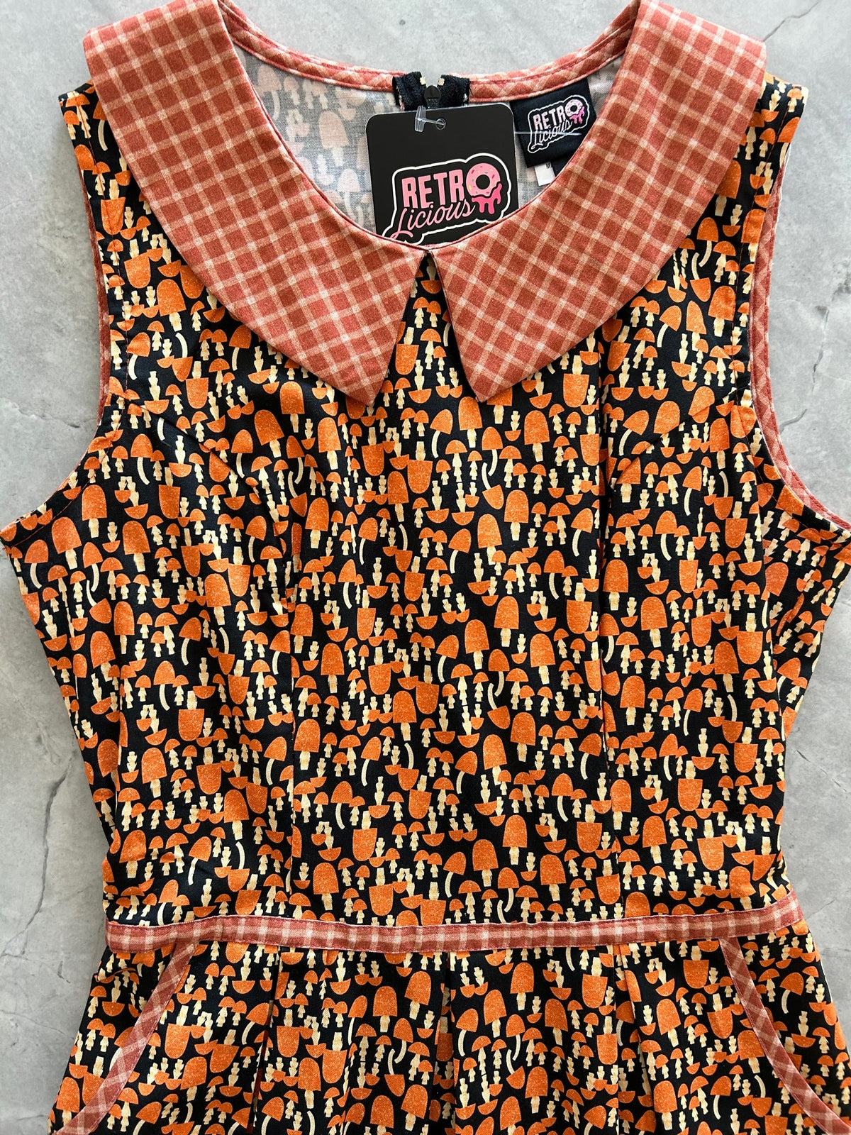 Mushroom Collared Dress