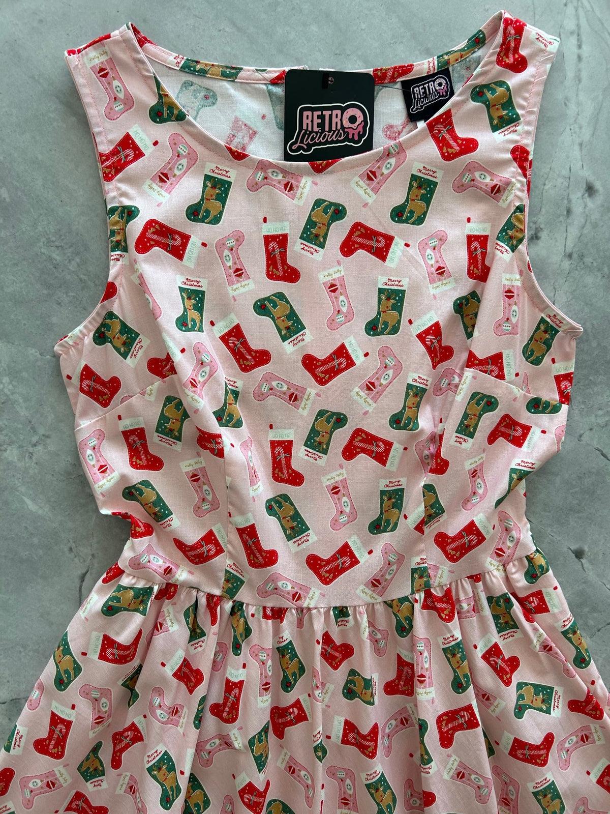 Stockings Vintage Dress - Medium only