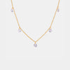 Stainless Steel Rhinestone Charm Necklace test