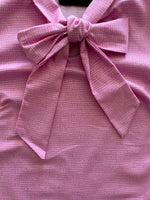 Pink Dot Bow Top