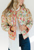 Floral Button Up Long Sleeve Winter Coat test