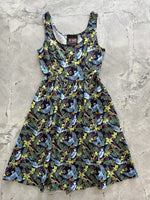 Birds Fit & Flare Dress
