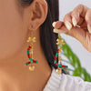 18K Gold-Plated Bead Bow Earrings test