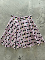 Pink Cats Skater Skirt