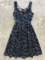 Glow in the Dark Constellations Fit & Flare Dress