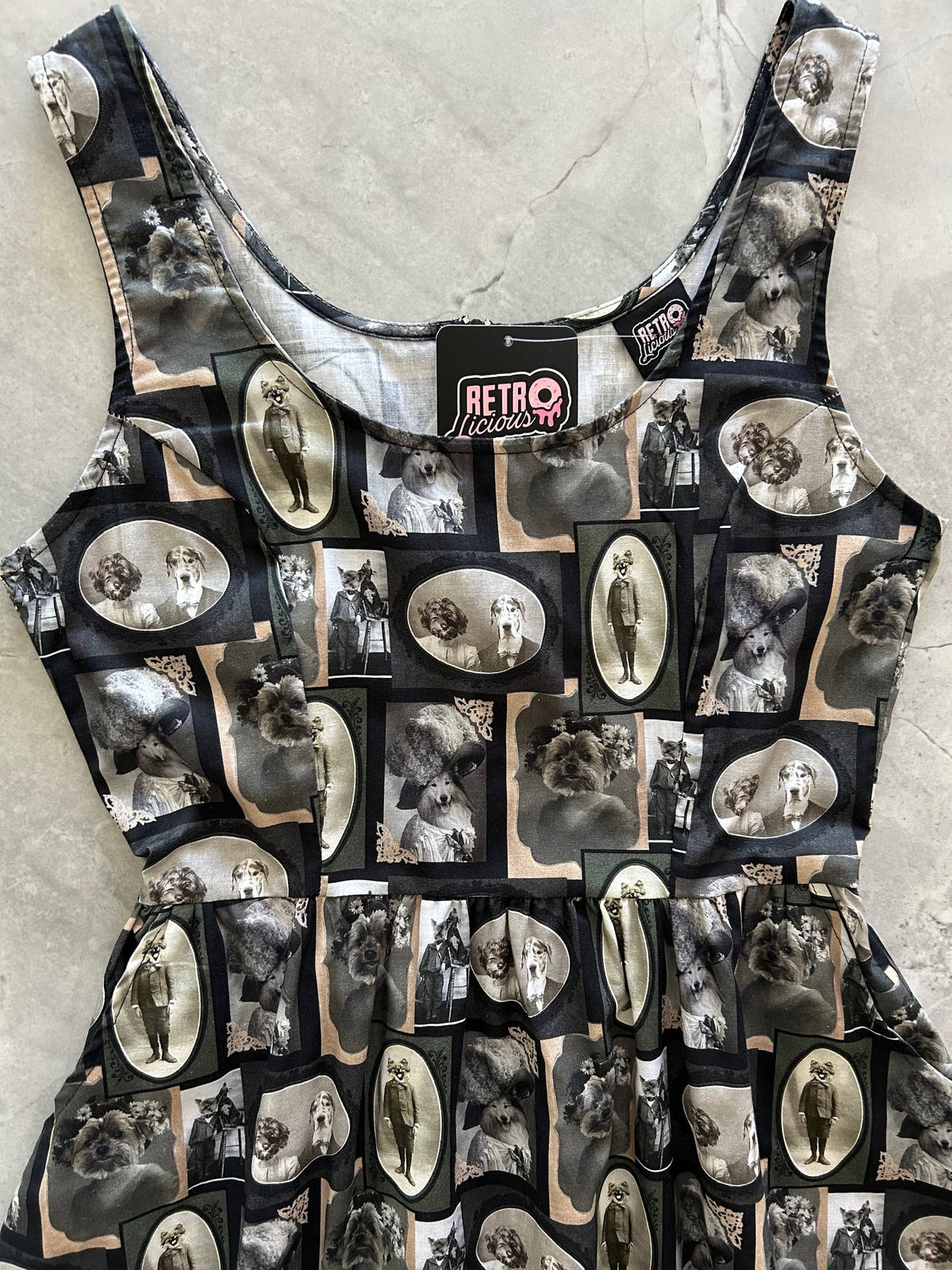 Dapper Dogs Fit & Flare Dress