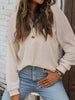 Waffle Knit Hooded Top with Drawstring test