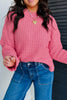 Drop Shoulder Long Sleeve Knit Regular Fit Sweater test
