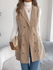 Double-Breasted Long Vest Coat test