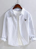 Men's Plus Size Striped Button Up Long Sleeve Shirt test