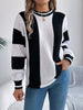 Color Block Round Neck Sweater test