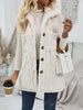 Fuzzy Button Up Vest Coat test