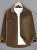 Men's Plus Size Button Up Long Sleeve Shirt test