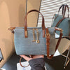 Woven Crossbody Bag with Leather Accents test