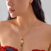 Christmas 18K Gold-Plated Nutcracker Pendant Necklace test