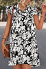 Floral Tie Neck Butterfly Sleeve Dress test