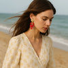 18K Gold-Plated Stainless Steel Drop Earrings test