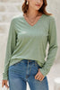V-Neck Long Sleeve T-Shirt test