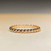18K Gold-Plated 925 Sterling Silver Bead Ring test