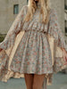 Floral Print Ruffle Mini Dress test