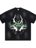 Men's Graphic Round Neck Short Sleeve T-Shirt test