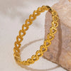 18K Gold-Plated Stainless Steel Heart Bracelet test
