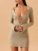 Sheer Knit Mini Cover-Up Dress test