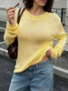 Crew Neck Dropped Shoulder Sweater test