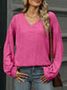 V-Neck Long Sleeve T-Shirt test