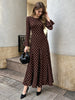 Polka Dot Long Sleeve Maxi Dress test