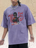 Men's Graphic Round Neck Half Sleeve T-Shirt test